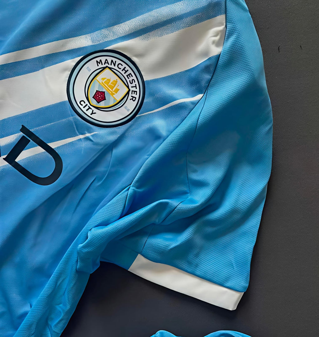 Manchester City Home 2025-26 Jersey Set