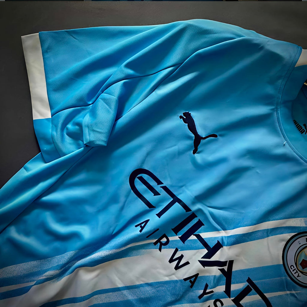 Manchester City Home 2025-26 Jersey Set